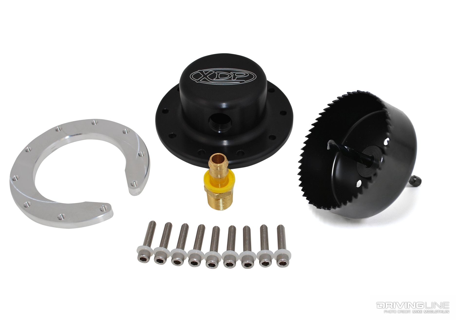 Ohio Diesel Parts Fuel Tank Sump Kit for Diesel or Gasoline Fuel Tanks with 1/2 and 5/8 Barb Sizes Black 