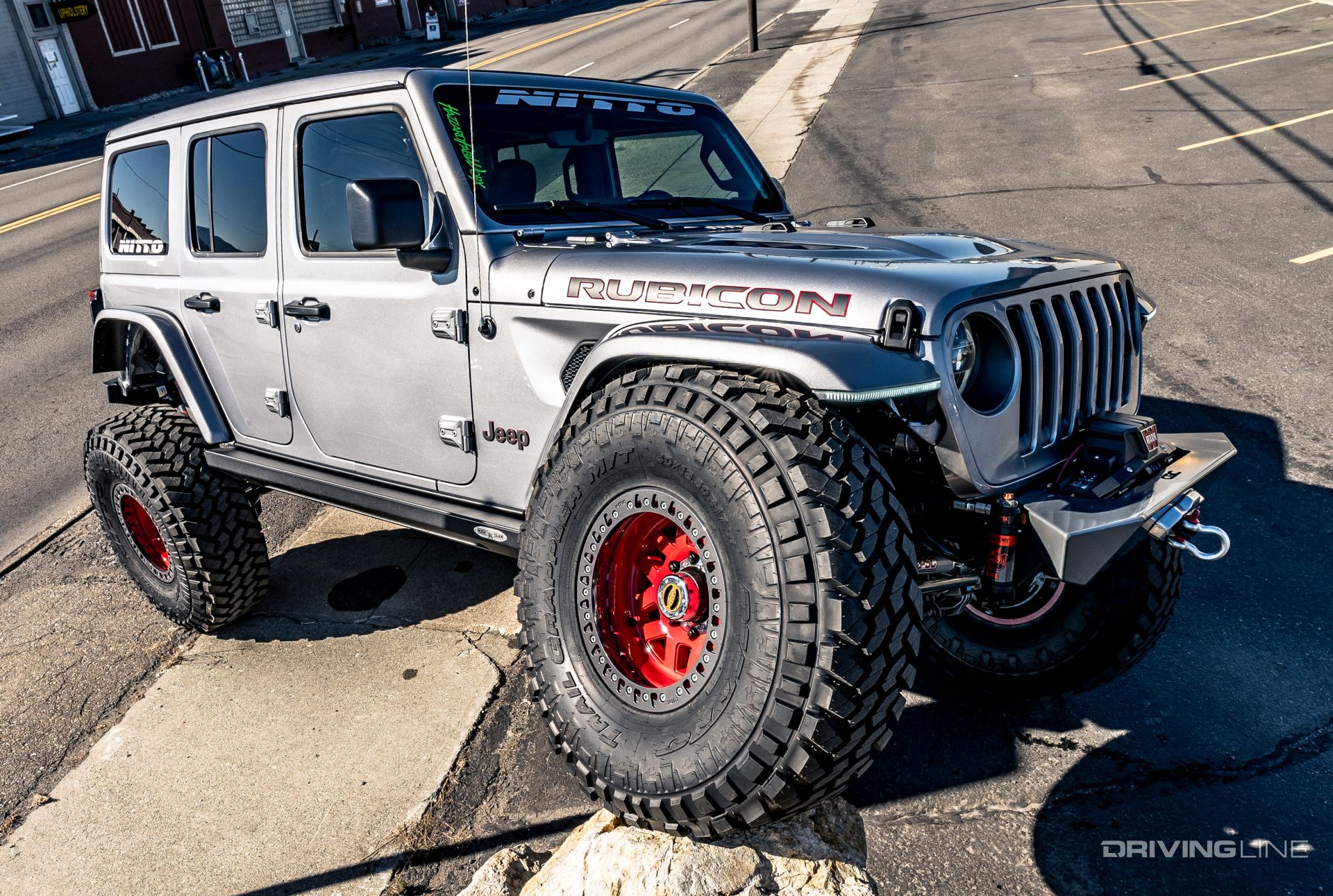 JL Wrangler on 40s with 2-Inches of Lift.