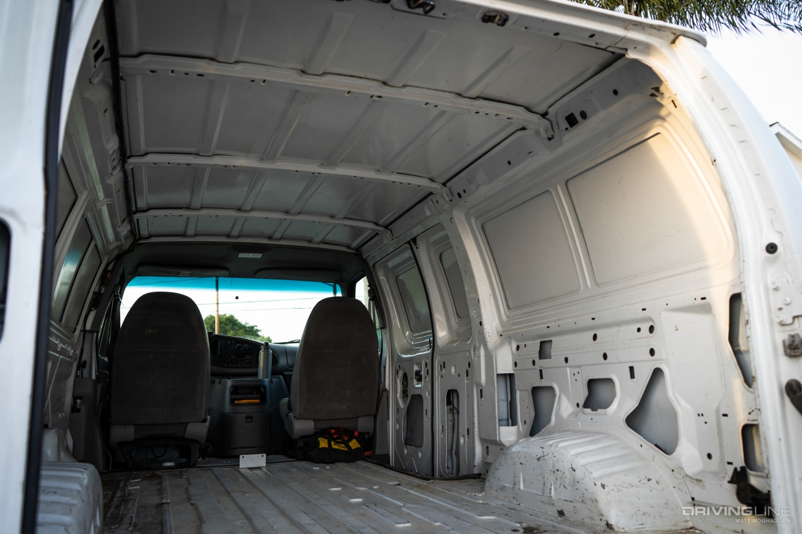 f350 cargo van