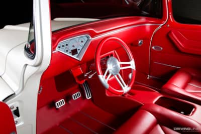 Dash of Snow White '57 Chevy Pickup