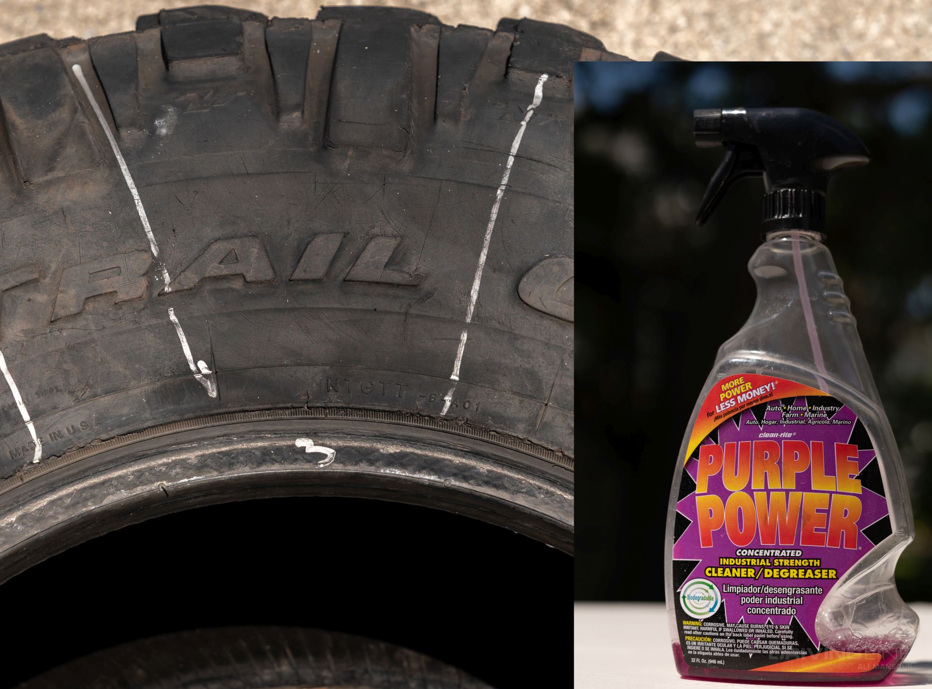 How to Shine Tires With Household Items 