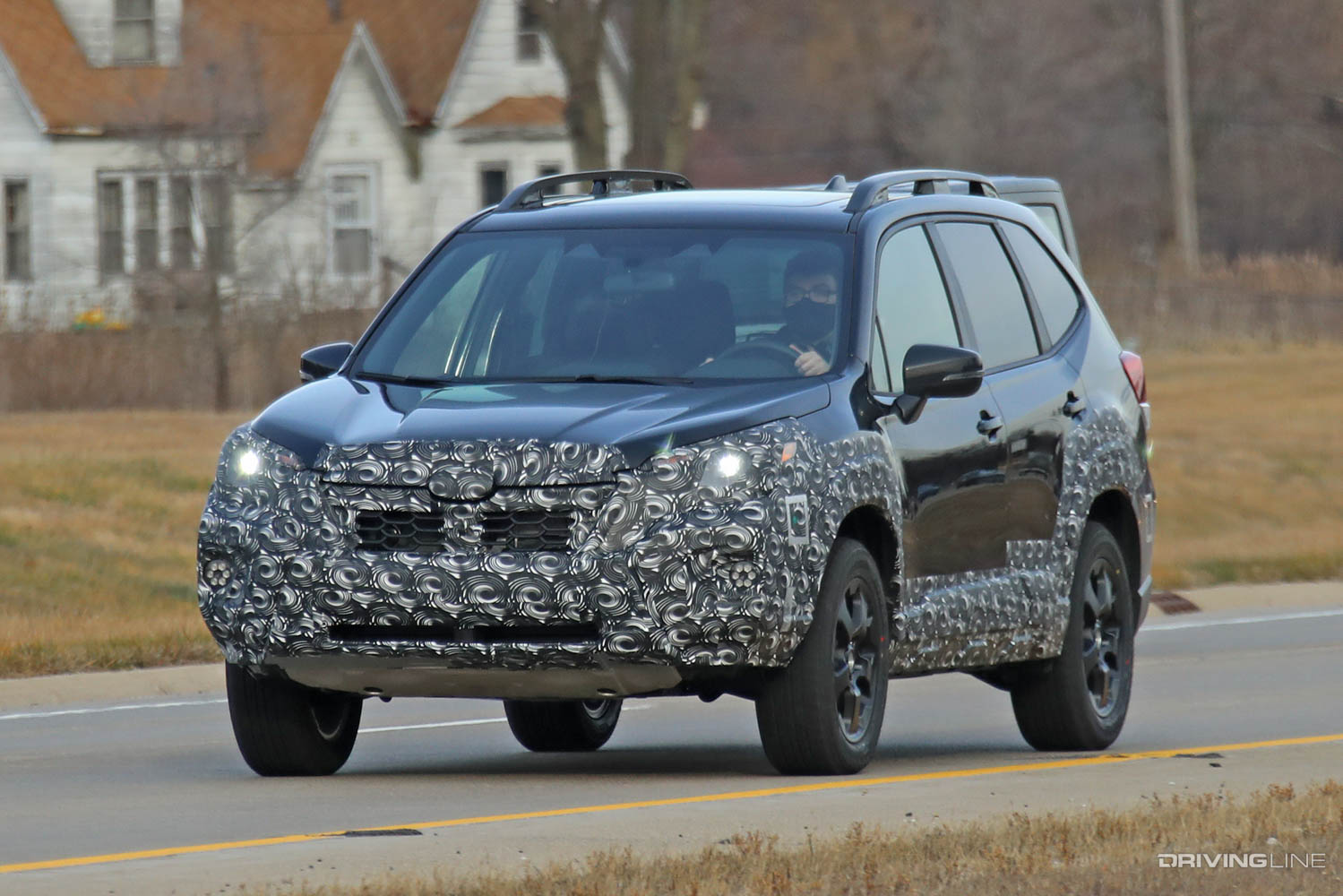 Subaru's Updated Crossover Car 2022 Forester Spy Photos
