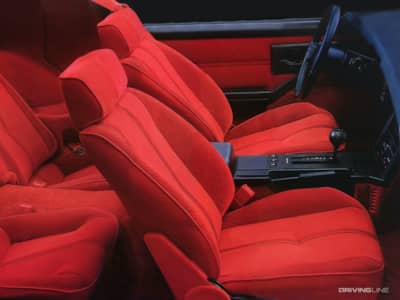 Interiors of the Chevrolet Camaro