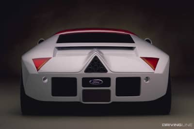 Ford GT90 rear view