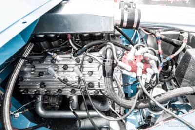 Ford Flathead V8 in Studebaker's salt flats car
