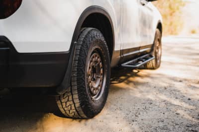 Nomad Grappler tires on a Honda Ridgeline