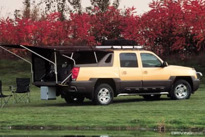 Chevy Avalanche Campground Settings