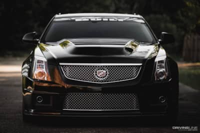 Cadillac CTS-V Wagon from Front End