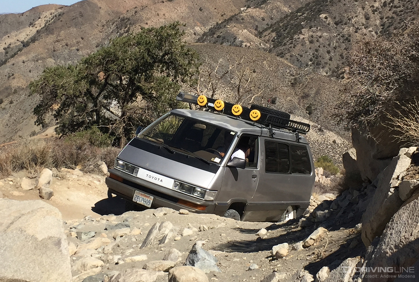 Van That Can: A 4x4 Toyota Van the Rocks | DrivingLine