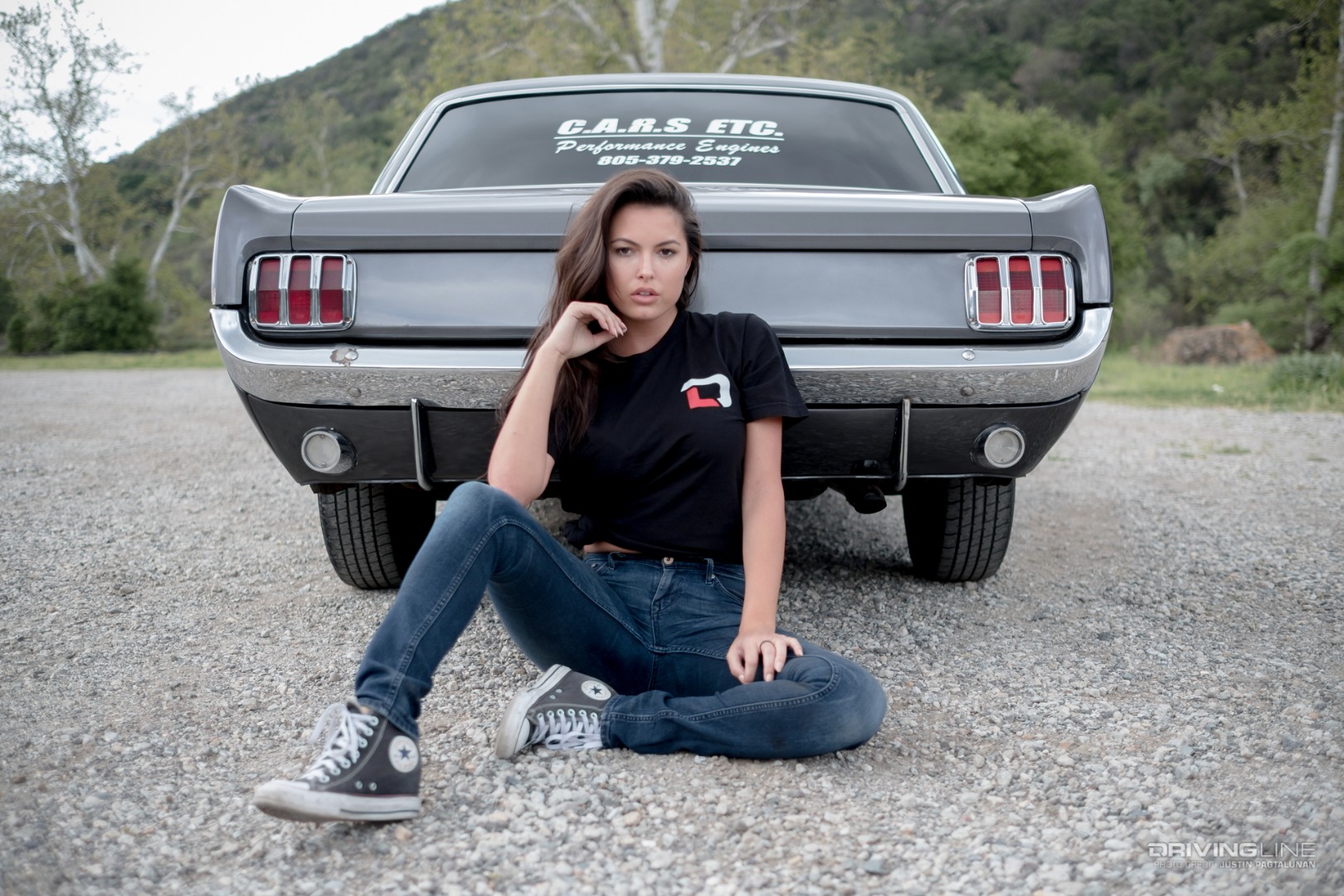 Model With Muscle: Constance and Her 1964.5 Mustang.